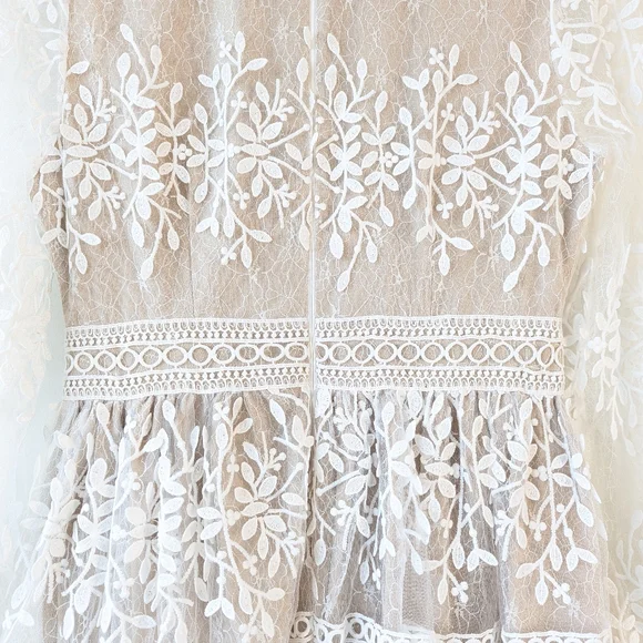 NWT Ivy City Co Sicily Dress Champagne Lining Size Medium - Picture 12 of 15